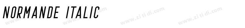 Normande Italic字体转换 Normande Italic字体转换